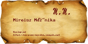 Mireisz Mónika névjegykártya