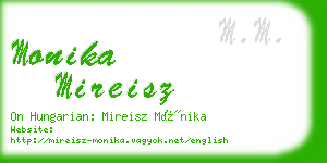 monika mireisz business card